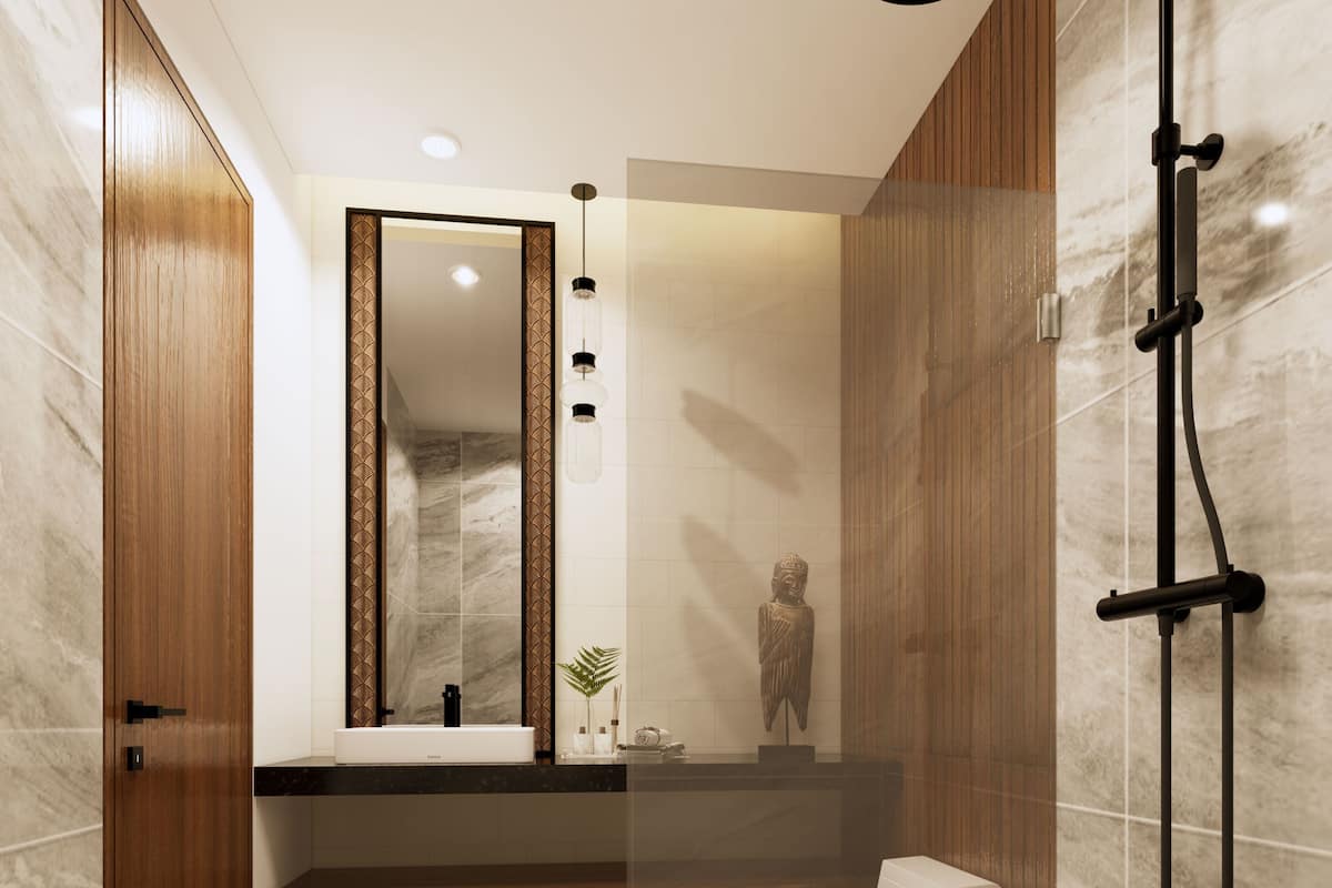 Executive Stüdyo Süit, Deniz Manzaralı | Banyo | Ücretsiz banyo/kozmetik ürünleri, saç kurutma makinesi, terlik, havlu