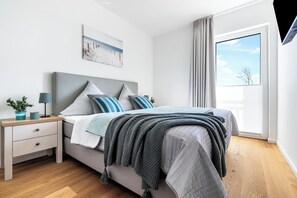 2 bedrooms, iron/ironing board, travel cot, free WiFi - Hannas Ostseezeit - Balkon, Seitlicher Wasserblick, Barrierearm, Erdgeschoss (Olpenitz)