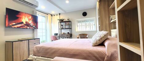 Ferros/tábuas de passar roupa, Wi-Fi, roupa de cama