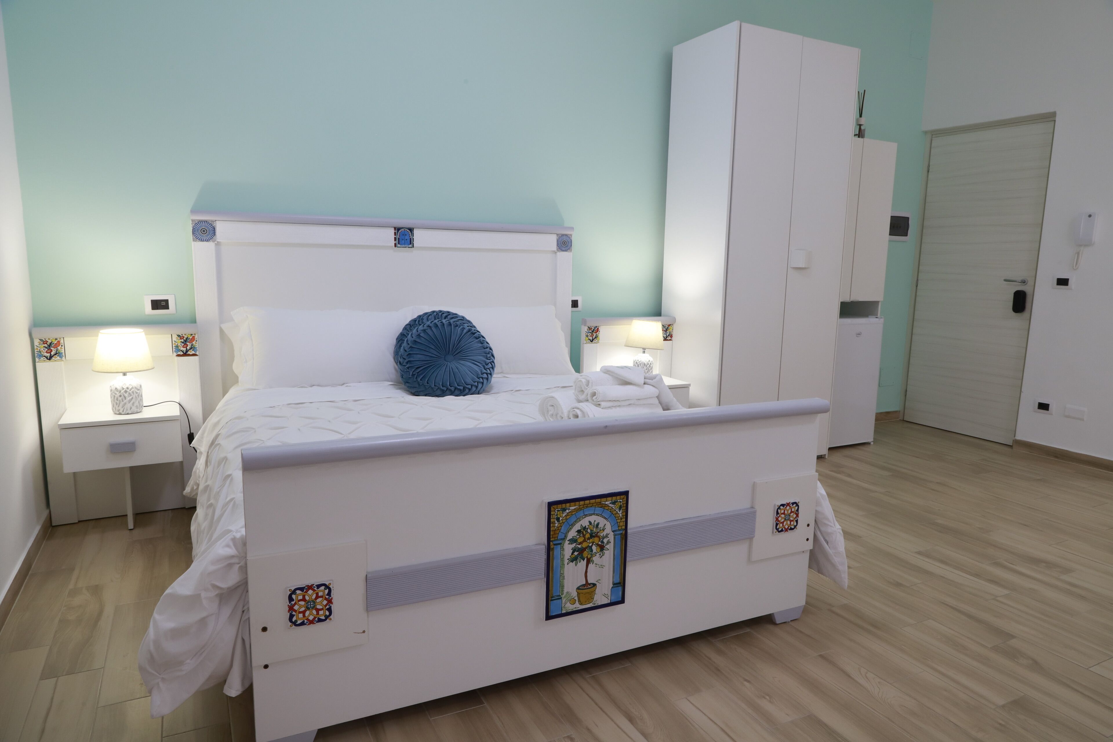 Premium bedding, down duvets, individually decorated