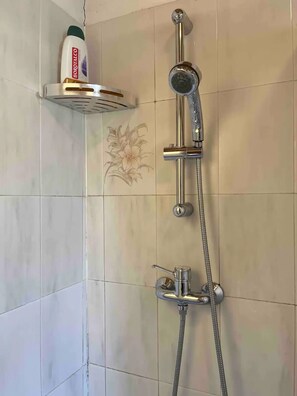 Een douche, gratis toiletartikelen, een haardroger, een bidet