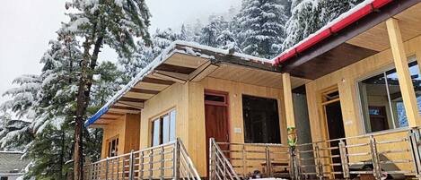 Voorkant van accommodatie