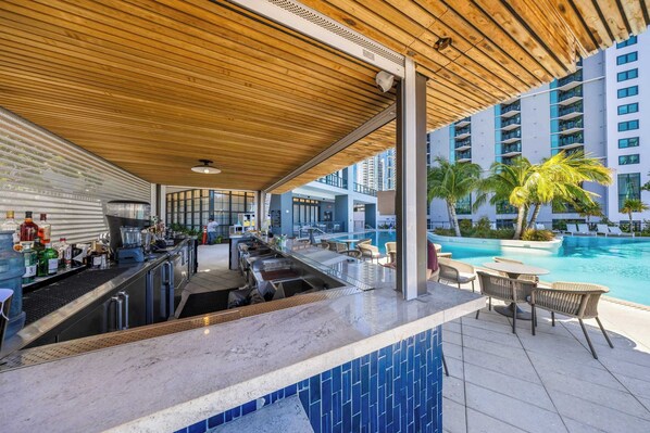 Bar (on property) - Panoramic City Views | Modern 1BR Condo in Downtown Miami (Miami)