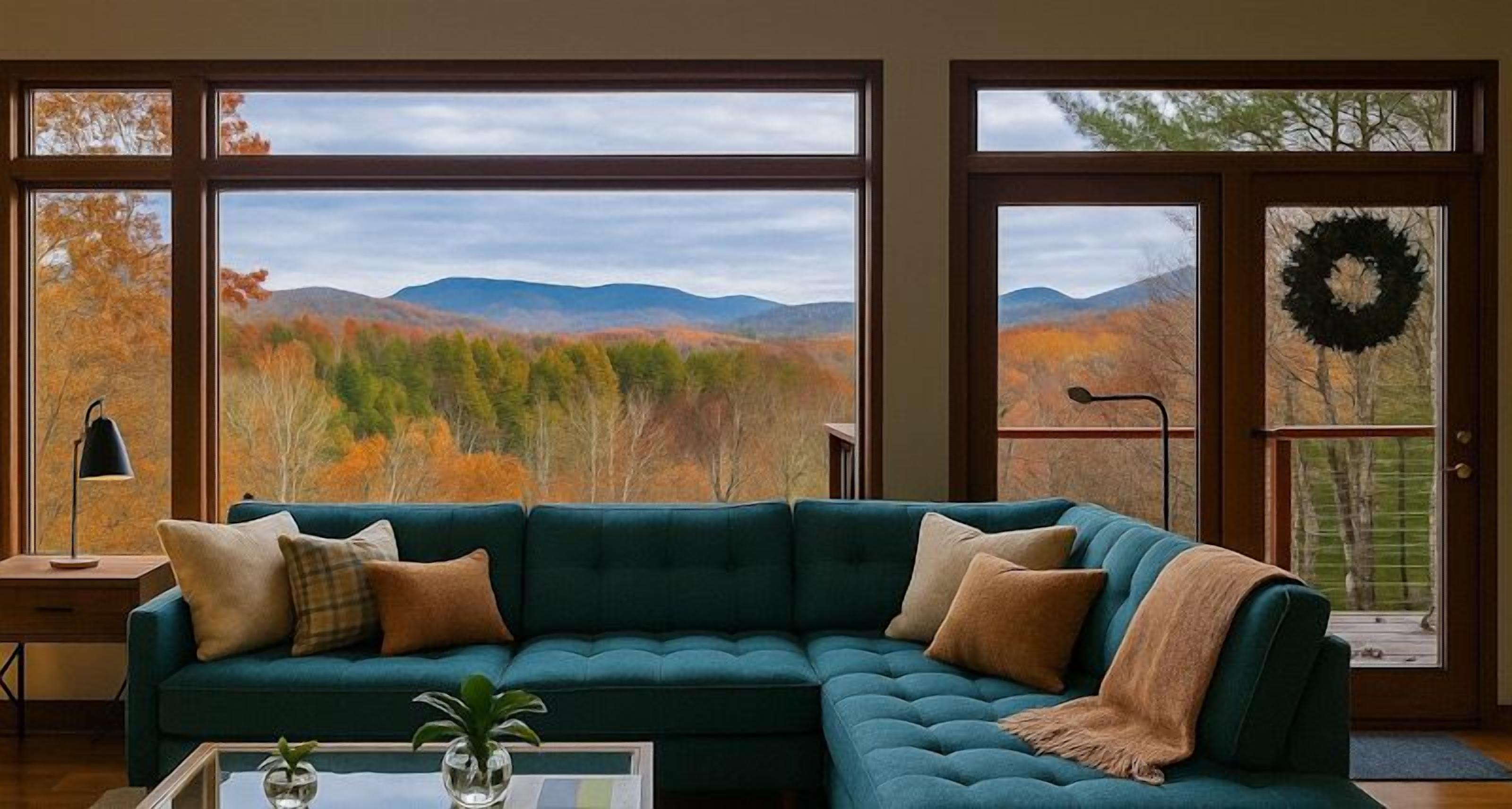 Smart TV, fireplace, video games, DVD player