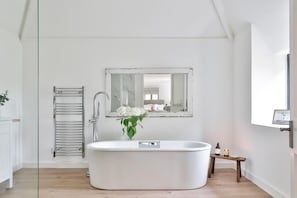 Douche, sèche-cheveux