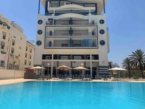 Apartment, 2 Bedrooms, Accessible, Balcony | Pool | Outdoor pool - Residence Le Monaco Sousse (Sousse)