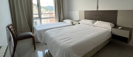 1 chambre, bureau, Wi-Fi, draps fournis