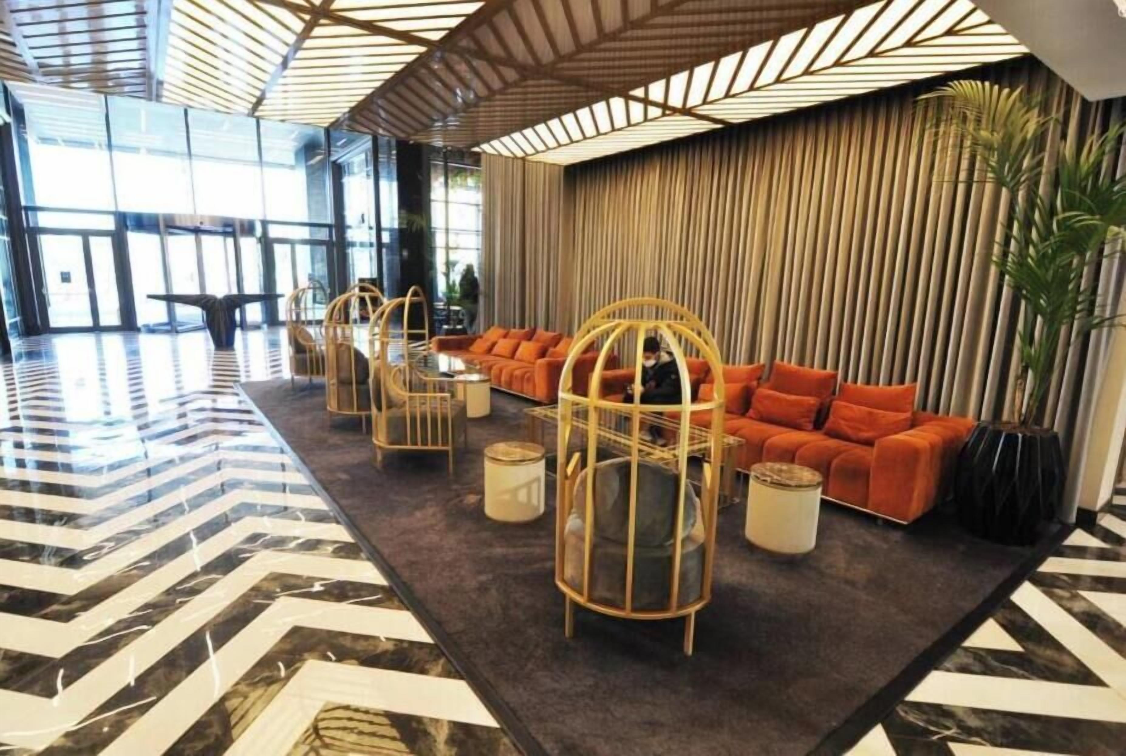 Lobby sitting area