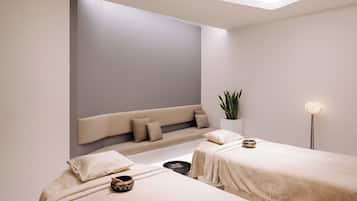 Couples treatment room(s), sauna, body treatments, aromatherapy