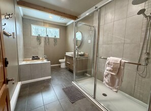 Shower, towels