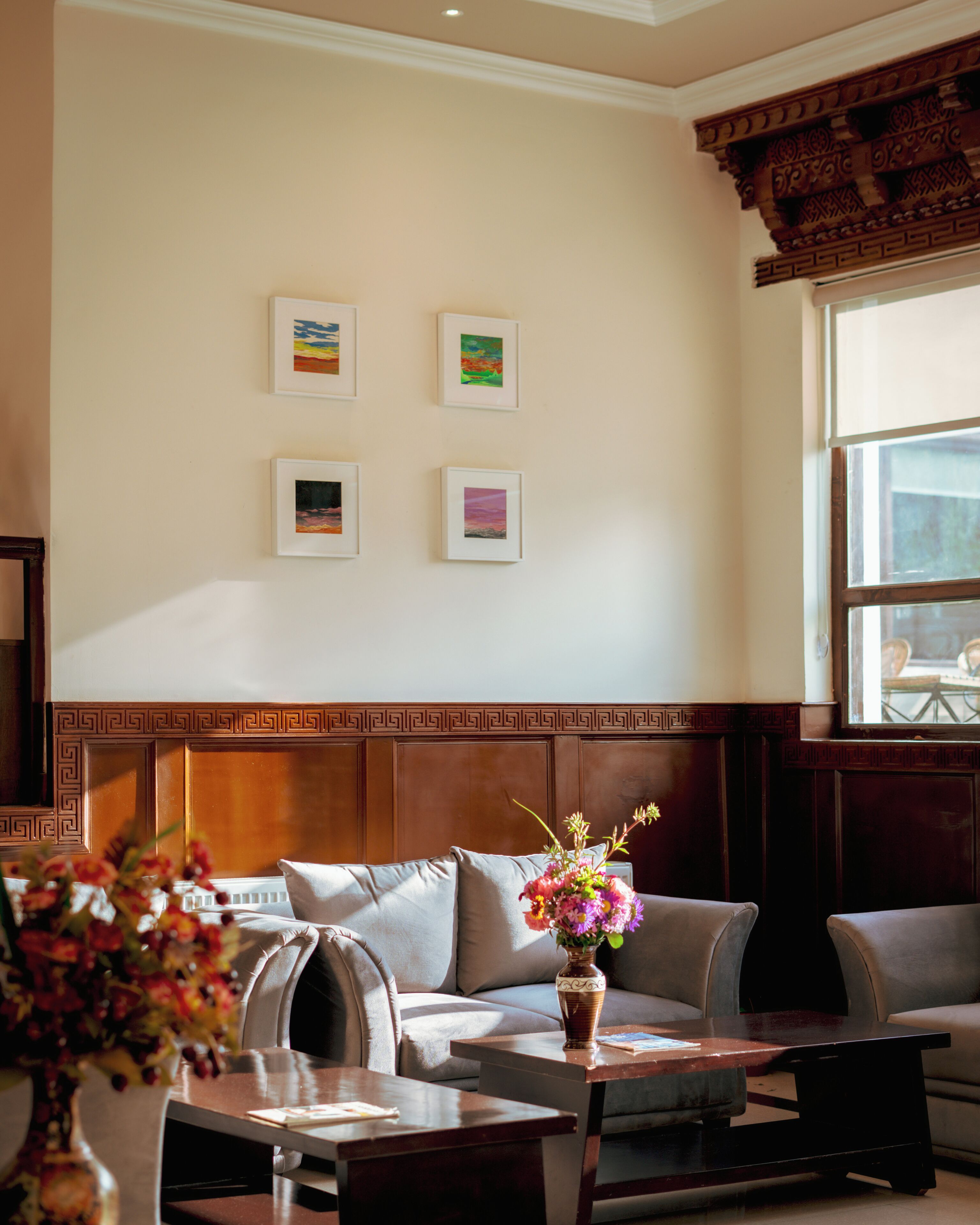 Lobby sitting area