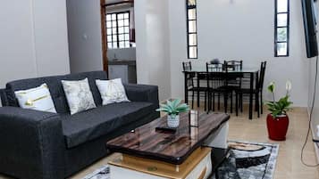 Classic Apartment, City View | Living area