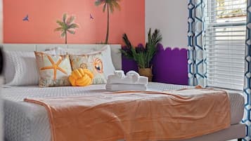 4 bedrooms, iron/ironing board, travel crib, WiFi