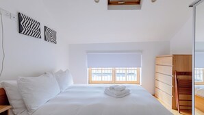 1 室のベッドルーム、アイロン / アイロン台、WiFi、ベッドシーツ