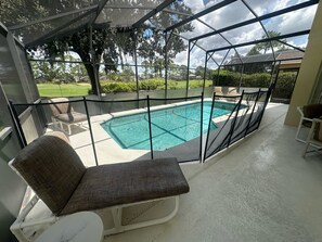 Pool - Beautiful 4-Bedroom Pool Villa in Southern Dunes with a Golf Course View (Haines City)