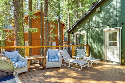 Forest-view Haven w/ Game Room: Tahoe City Gem!