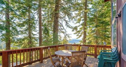 Deck w/ Mountain Views: Cabin in Bear Valley!