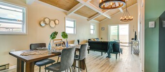 Serene Lakefront Standish Home w/ Fire Pit & Grill
