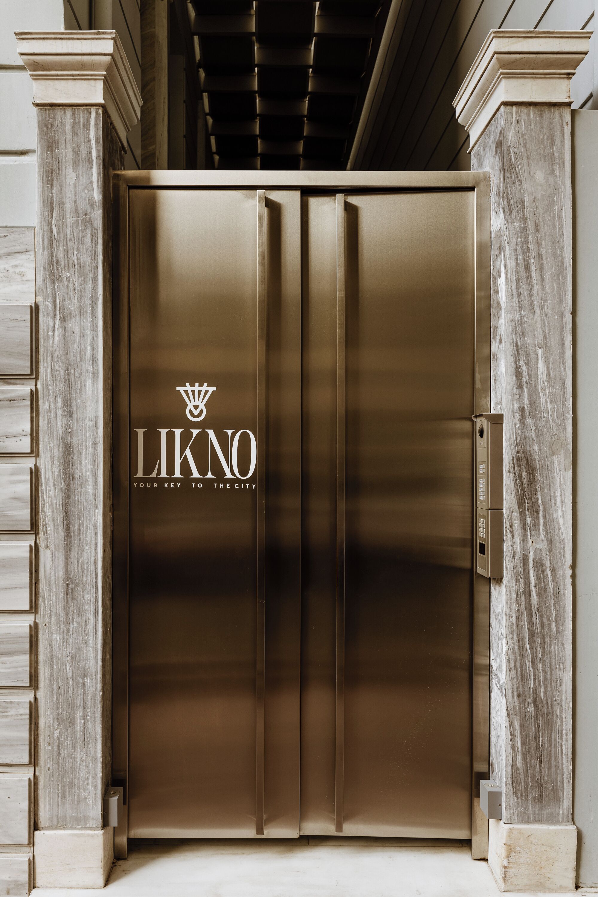 Entrada de la propiedad