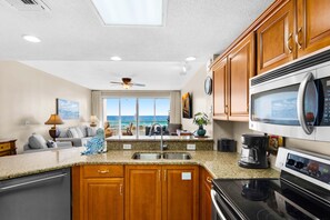 Condo, Multiple Beds (Sterling Sands 103) | Private kitchen | Oven, toaster - Sterling Sands 103 (Destin)