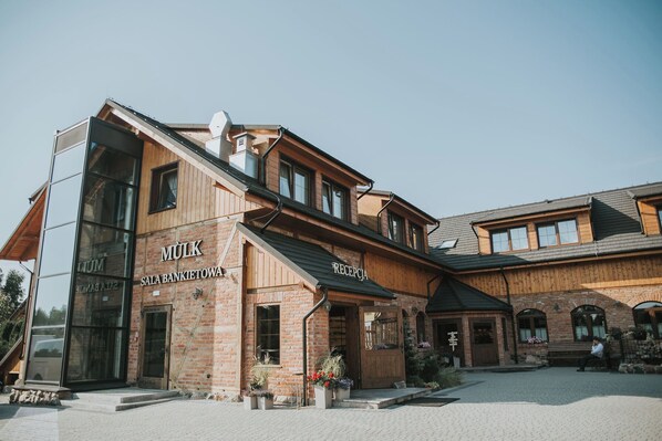 Façade de l’hébergement