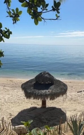 On the beach