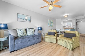 Condo, 1 Queen Bed with Sofa bed (The Landing 213) | Living area