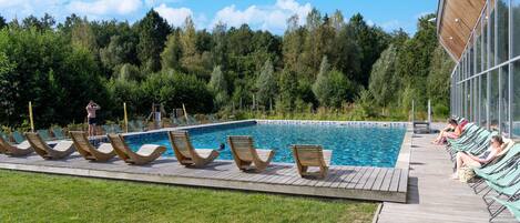 Ferienhaus | Pool | Innenpool, Außenpool