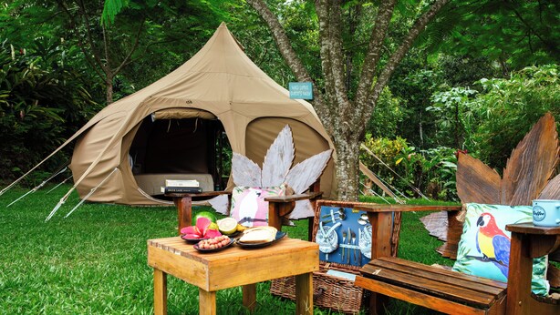 Deluxe Tent, 1 Katil Kelamin (Double), River View | Wi-fi percuma 