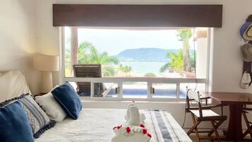 Villa familiar, vista a la playa | Vista desde la habitación