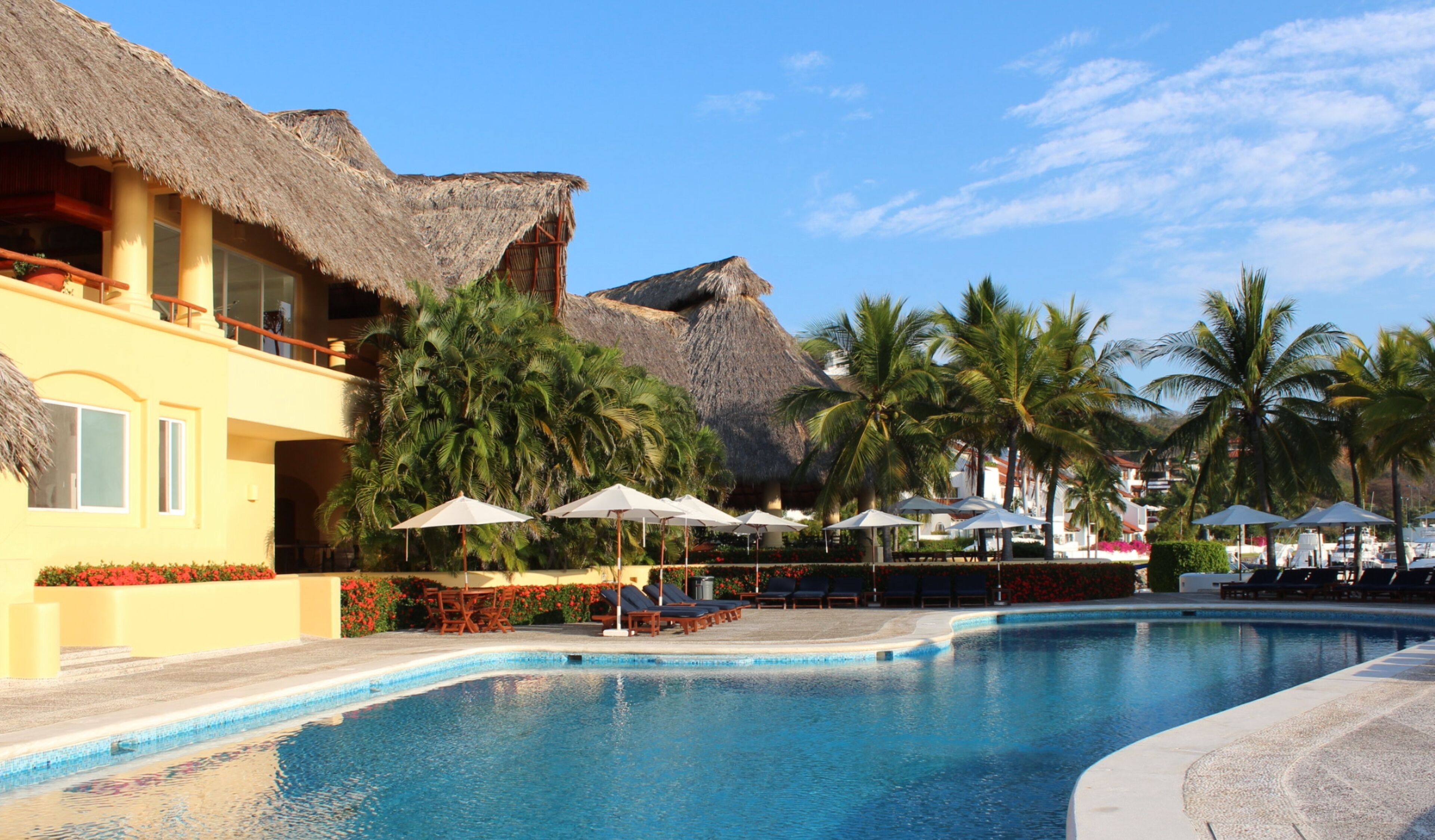 3 outdoor pools