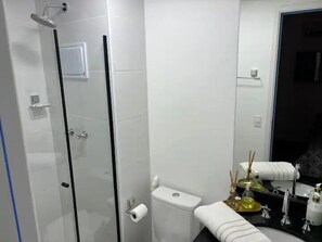 Basic Studio, Balcony, City View | Bathroom - Studio 309 WBE São Paulo prx PUC Allianz (São Paulo)