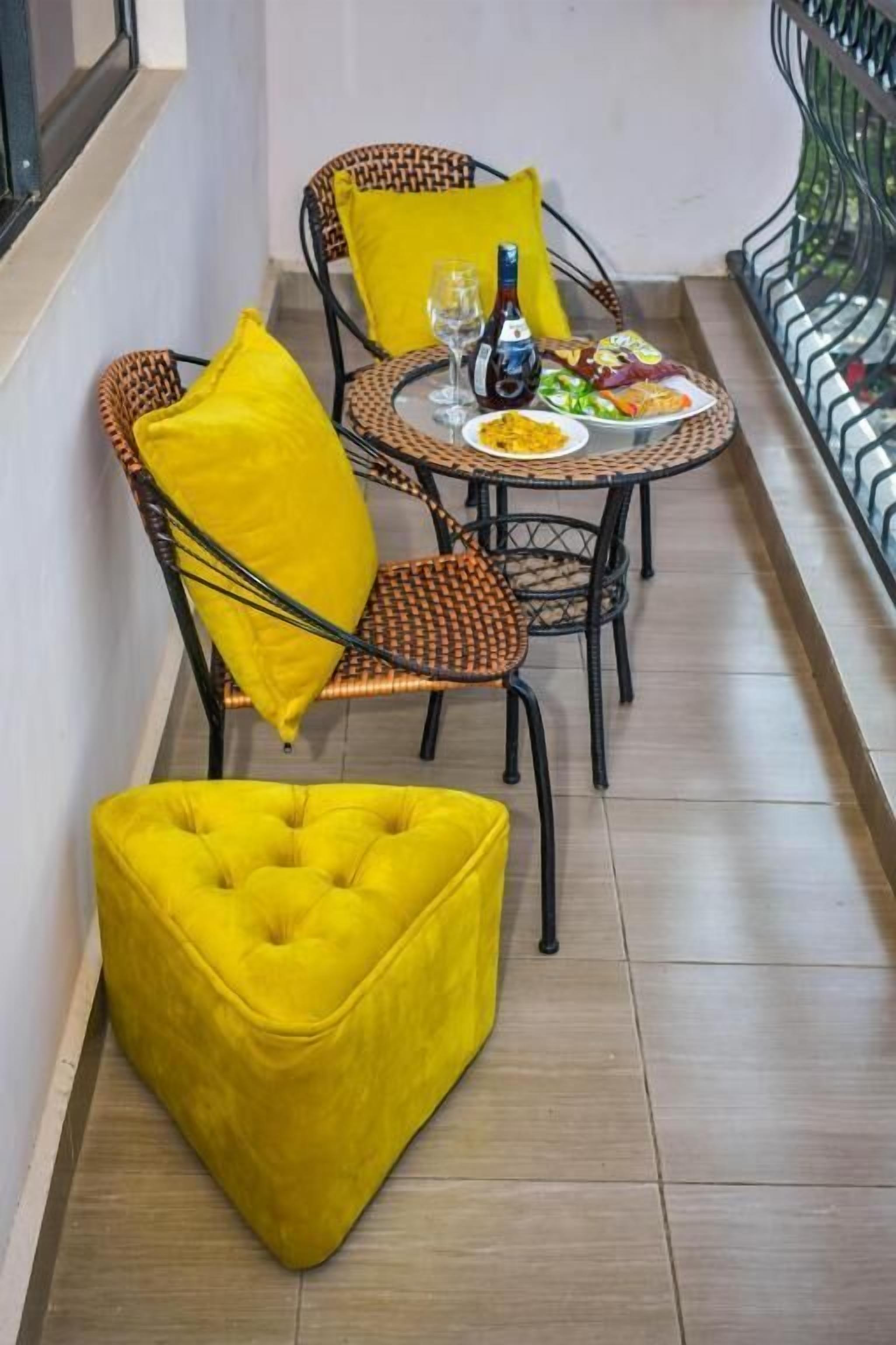 Apartemen Comfort, balkon, pemandangan kota | Pemandangan balkon