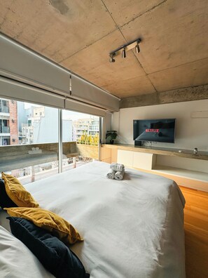 Studio Deluxe, balcon, vue ville | Vue sur la ville
