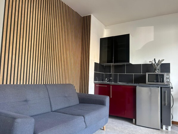 Living area - Reve Divin T2 en R/C PARKING, BARBECUE, BAGAGERIE (Lourdes)