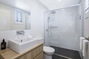 Hair dryer, towels