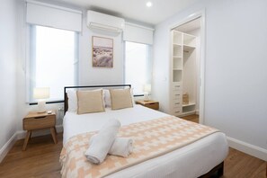 3 bedrooms, iron/ironing board, travel cot, WiFi