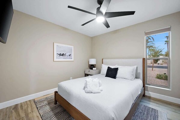 4 bedrooms, iron/ironing board, free WiFi, bed sheets