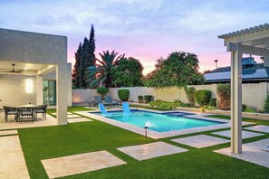 Pool - Luxe 4BR Oasis with Private Pool, BBQ & EV Charger (Scottsdale)