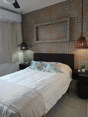 3 chambres, fer et planche Ă repasser, Wi-Fi, draps fournis