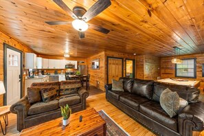 TV connectée, cheminée