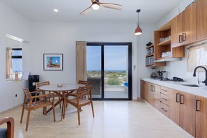 Fridge, microwave, stovetop, coffee/tea maker - Pool Condo, just a few steps from the beach -north (Los Barriles)