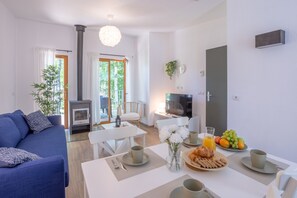 TV, fireplace - Les Charmes C10 - Le Val Joly (Eppe-Sauvage)