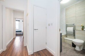 Towels, soap, toilet paper