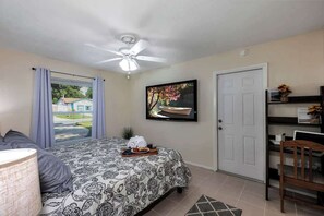 4 bedrooms, iron/ironing board, travel crib, WiFi