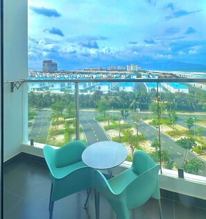 Deluxe Triple Room, Partial Ocean View | View from room