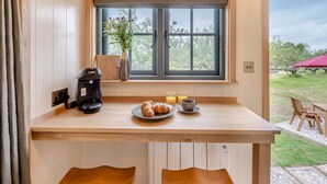 Interior - Set among the fruit trees with views of the fields. (Ongar)
