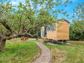 Property grounds - Set among the fruit trees with views of the fields. (Ongar)