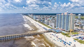 Accommodatie ligt op het strand