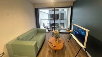 Lägenhet Business - balkong | Vardagsrum